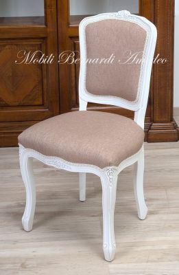 SE09 L Parisian Chair White Lacquered Upholstered Seat And Back 01